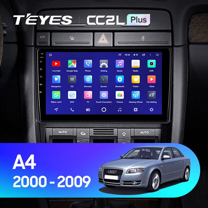 2-DIN AUDI A4 (B6) 2000-2006, A4 (B7) 2004-2009 / SEAT Exeo 2009-2013  panneau