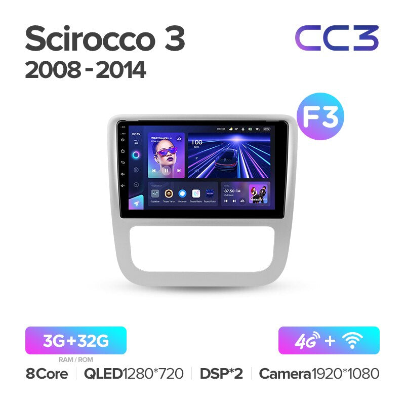 Volkswagen Scirocco 3 III Mk3 08-14 Head Unit