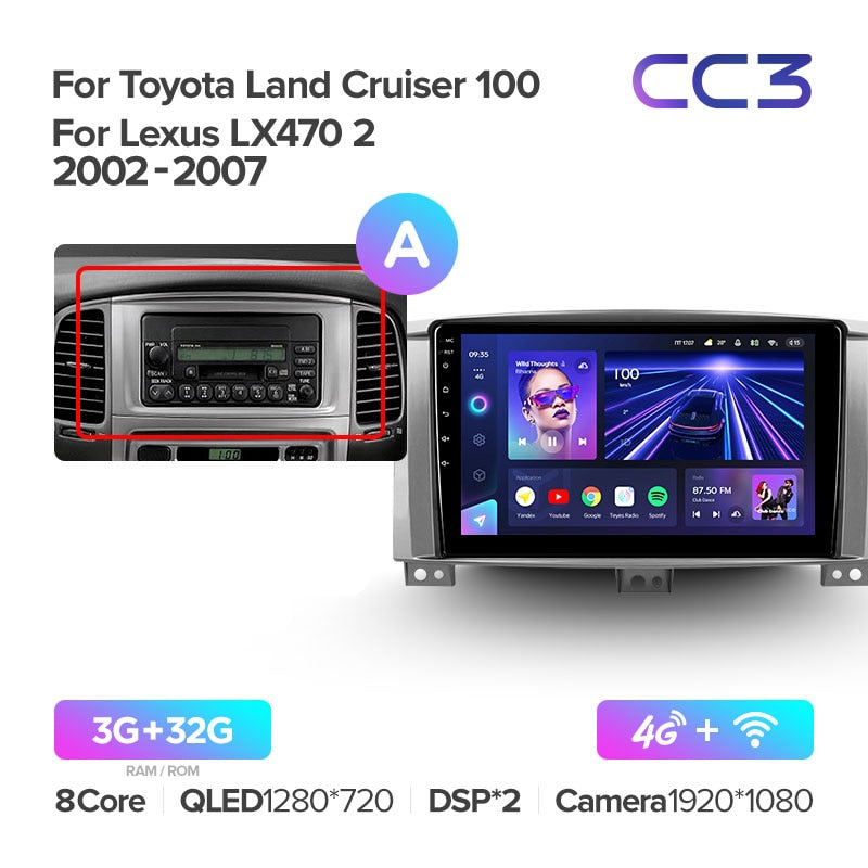 Toyota Landcruiser Land Cruiser LX 100 / Lexus LX470 (2002-2007)