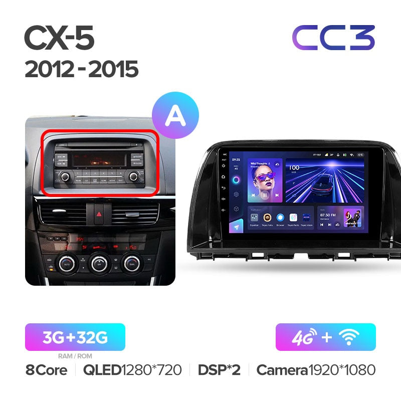 Mazda CX5 CX-5 CX 5 (2012-2015) 9 Inch Screen
