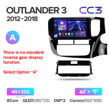 Load image into Gallery viewer, Mitsubishi Outlander 3 GF0W GG0W (2012-2018) Right Hand Drive
