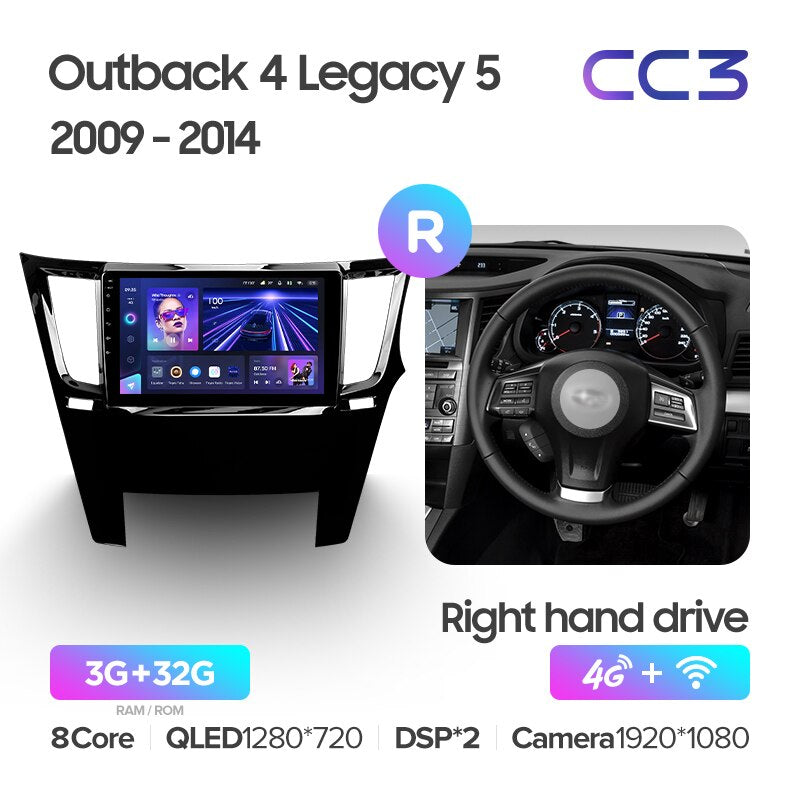 Subaru Outback 4 BR Legacy 5 (2009-2014) Right Hand Drive