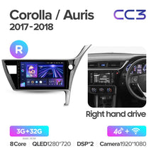 Load image into Gallery viewer, Toyota Corolla 11 / Auris LHD &amp; RHD (2017-2018)
