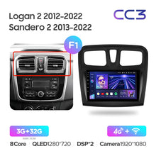 Load image into Gallery viewer, Renault Logan 2 (2012-2019) / Sandero 2 (2014-2019)
