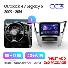 Load image into Gallery viewer, Subaru Outback 4 BR / Legacy 5 (2009-2014) Left hand drive
