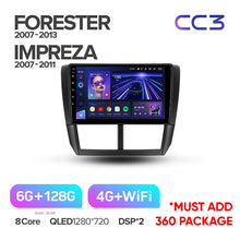 Load image into Gallery viewer, Subaru Forester 3 SH (2007-2013) / Subaru Impreza GH GE (2007-2011)
