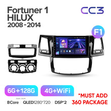 Load image into Gallery viewer, Toyota Fortuner 1 AN50 AN60 / HILUX Revo Vigo (2008-2014)
