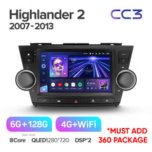Load image into Gallery viewer, Toyota Kluger / Highlander 2 XU40 (2007-2013) [A]

