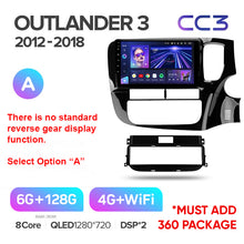 Load image into Gallery viewer, Mitsubishi Outlander 3 GF0W GG0W (2012-2018) Right Hand Drive
