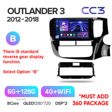 Load image into Gallery viewer, Mitsubishi Outlander 3 GF0W GG0W (2012-2018) Right Hand Drive
