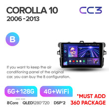 Load image into Gallery viewer, Toyota Corolla 10 E140 E150 / Auris E150 (2006-2013)
