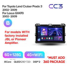 Load image into Gallery viewer, Toyota Landcruiser Land Cruiser Prado 120 3 III (2002-2009) / Lexus GX470 GX 470 J120 (2002-2009) [A]
