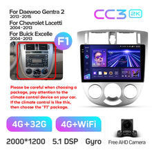 Load image into Gallery viewer, Chevrolet Lacetti J200 (2004-2013) For Buick Excelle Hrv (2004-2013) For Daewoo Gentra 2 (2013-2015)
