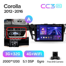 Load image into Gallery viewer, Toyota Corolla 11 (2012-2016) Left Hand Drive
