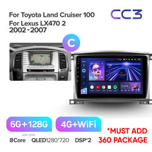 Load image into Gallery viewer, Toyota Landcruiser Land Cruiser LX 100 / Lexus LX470 (2002-2007)
