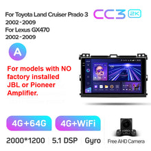 Load image into Gallery viewer, Toyota Landcruiser Land Cruiser Prado 120 3 III (2002-2009) / Lexus GX470 GX 470 J120 (2002-2009) [A]
