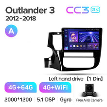 Load image into Gallery viewer, Mitsubishi Outlander 3 GF0W GG0W (2012-2018) Left Hand Drive
