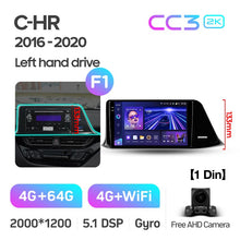 Load image into Gallery viewer, Toyota C-HR CHR (2016-2020) Left Hand Drive
