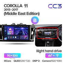 Load image into Gallery viewer, Toyota Corolla 11 (2013-2017) Right Hand Drive (Middle East Edition)
