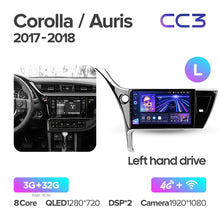 Load image into Gallery viewer, Toyota Corolla 11 / Auris LHD &amp; RHD (2017-2018)
