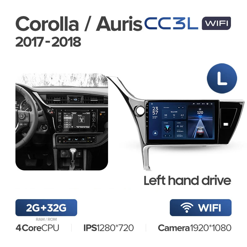 Toyota Corolla 11 / Auris LHD & RHD (2017-2018)
