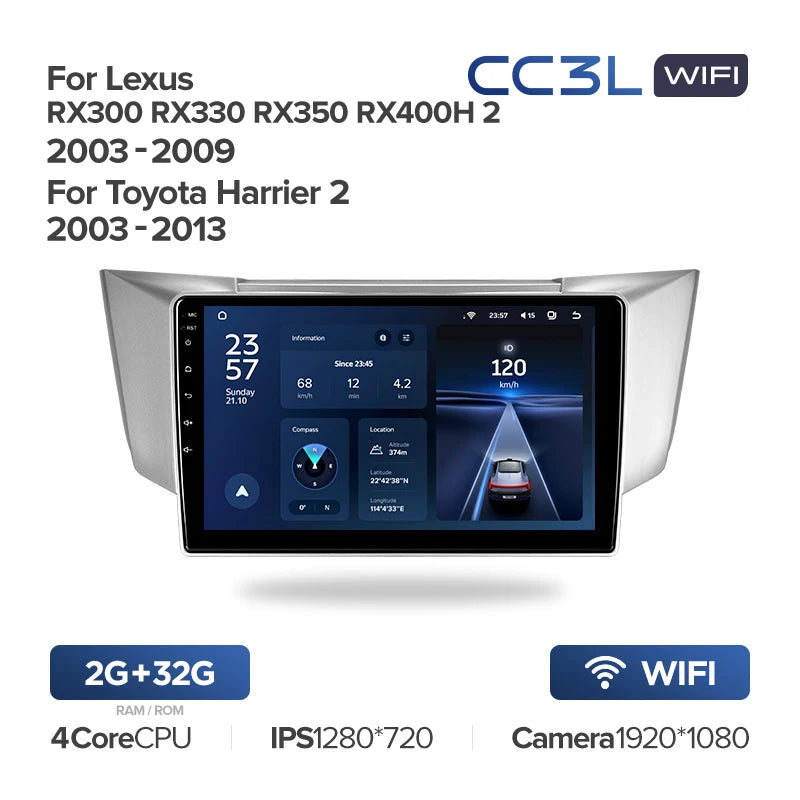 Lexus RX300 RX330 RX350 RX400H II 2 (2003-2009) / Toyota Harrier XU30 II 2 (2003-2013)