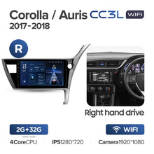 Load image into Gallery viewer, Toyota Corolla 11 / Auris LHD &amp; RHD (2017-2018)
