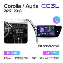 Load image into Gallery viewer, Toyota Corolla 11 / Auris LHD &amp; RHD (2017-2018)
