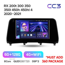 Load image into Gallery viewer, Lexus RX200t RX300 RX350 RX350l RX450h RX450hl AL20 IV (2020-2021)
