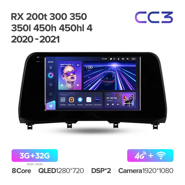 Lexus RX200t RX300 RX350 RX350l RX450h RX450hl AL20 IV (2020-2021)