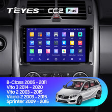 Load image into Gallery viewer, Mercedes-Benz B-Class T245 (2005-2011) / Vito 3 W447 (2014-2020) / Vito 2 Viano 2 W639 (2003-2015) / Sprinter (2009-2015)
