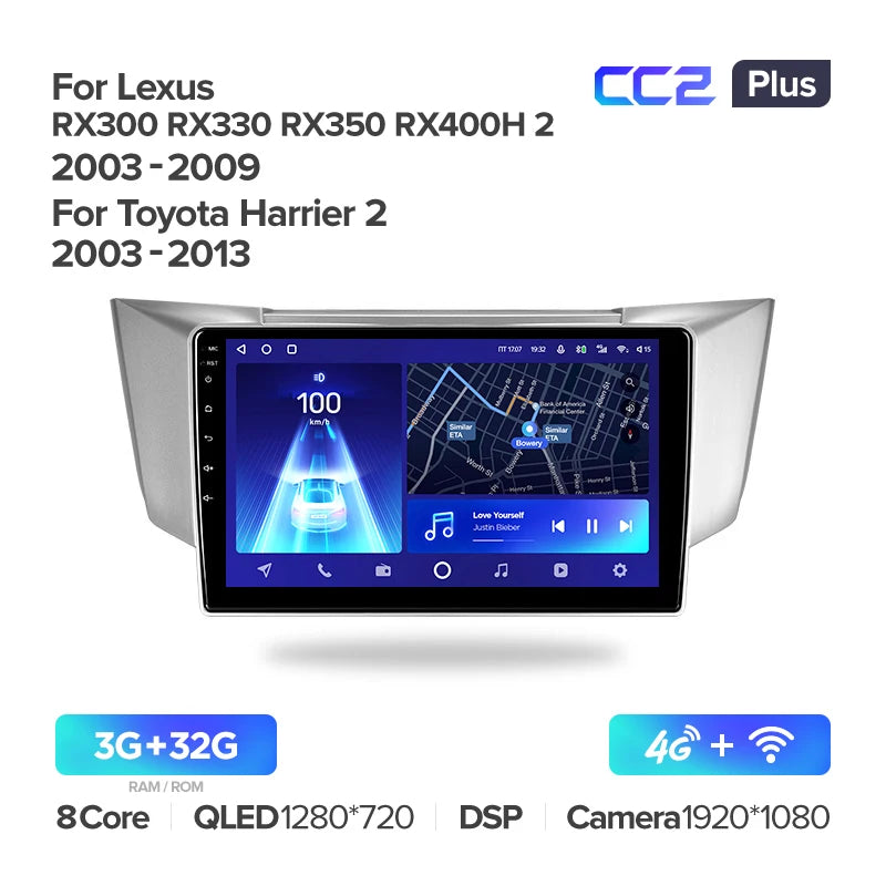Lexus RX300 RX330 RX350 RX400H II 2 (2003-2009) / Toyota Harrier XU30 II 2 (2003-2013)