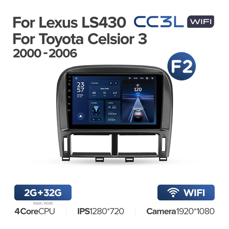 Lexus LS430 XF30 LS 430 (2000-2006) / Toyota Celsior XF30 III 3 (2000-2006) [F2]