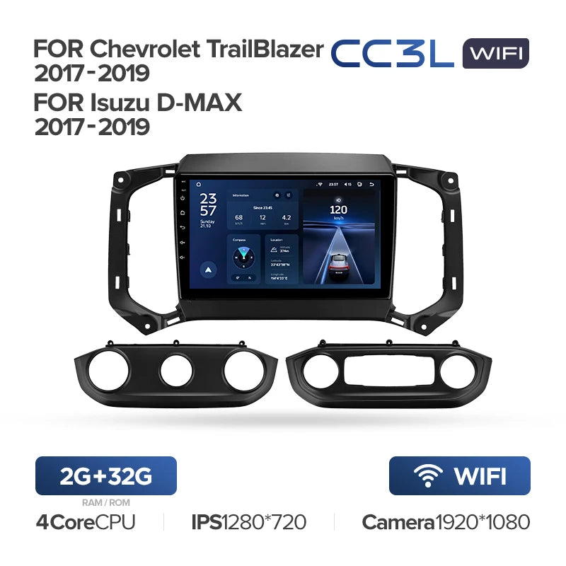 Chevrolet TrailBlazer (2017-2019) / Isuzu D-MAX (2017-2019)