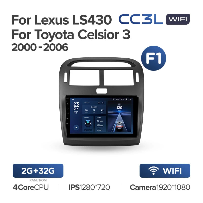 Lexus LS430 XF30 LS 430 (2000-2006) / Toyota Celsior XF30 III 3 (2000-2006) [F1]