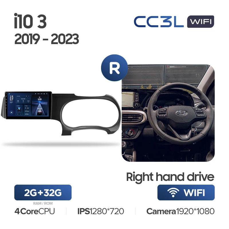 Hyundai i10 3 (2019-2023) Right Hand Drive