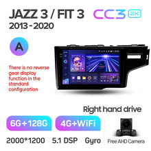 Load image into Gallery viewer, Honda Jazz 3 (2015-2020) / Fit 3 GP GK (2013-2020) Right hand driver
