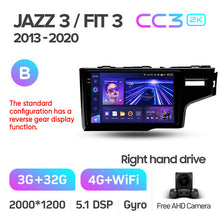 Load image into Gallery viewer, Honda Jazz 3 (2015-2020) / Fit 3 GP GK (2013-2020) Right hand driver
