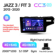 Load image into Gallery viewer, Honda Jazz 3 (2015-2020) / Fit 3 GP GK (2013-2020) Right hand driver
