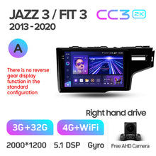 Load image into Gallery viewer, Honda Jazz 3 (2015-2020) / Fit 3 GP GK (2013-2020) Right hand driver
