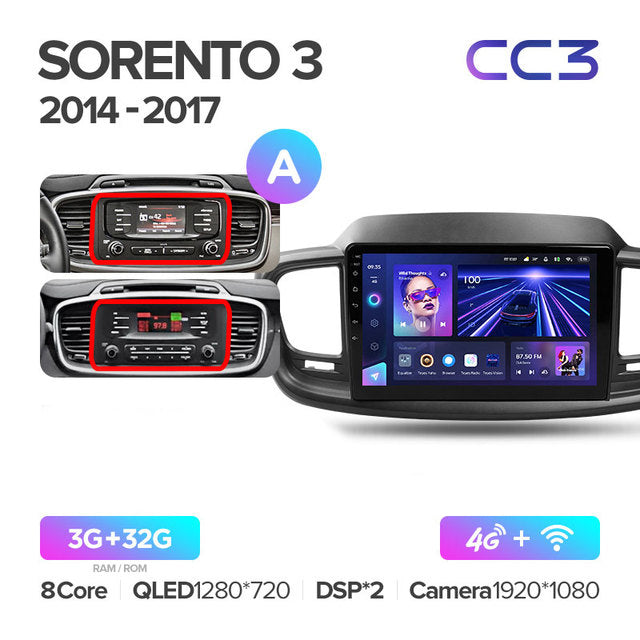 Kia Sorento 3 (2014-2020) Right Hand Driver