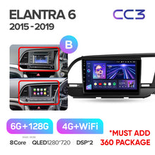 Load image into Gallery viewer, Hyundai Elantra 6 (2015-2019) Right hand drive
