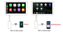 Load image into Gallery viewer, NEW 2022 MirrorLink Android Auto &amp; Carplay Dongle Wireless - Black
